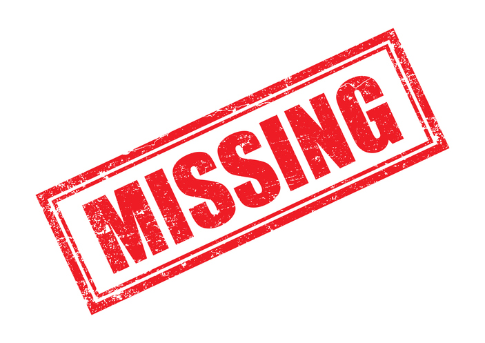 Red Missing Stamp